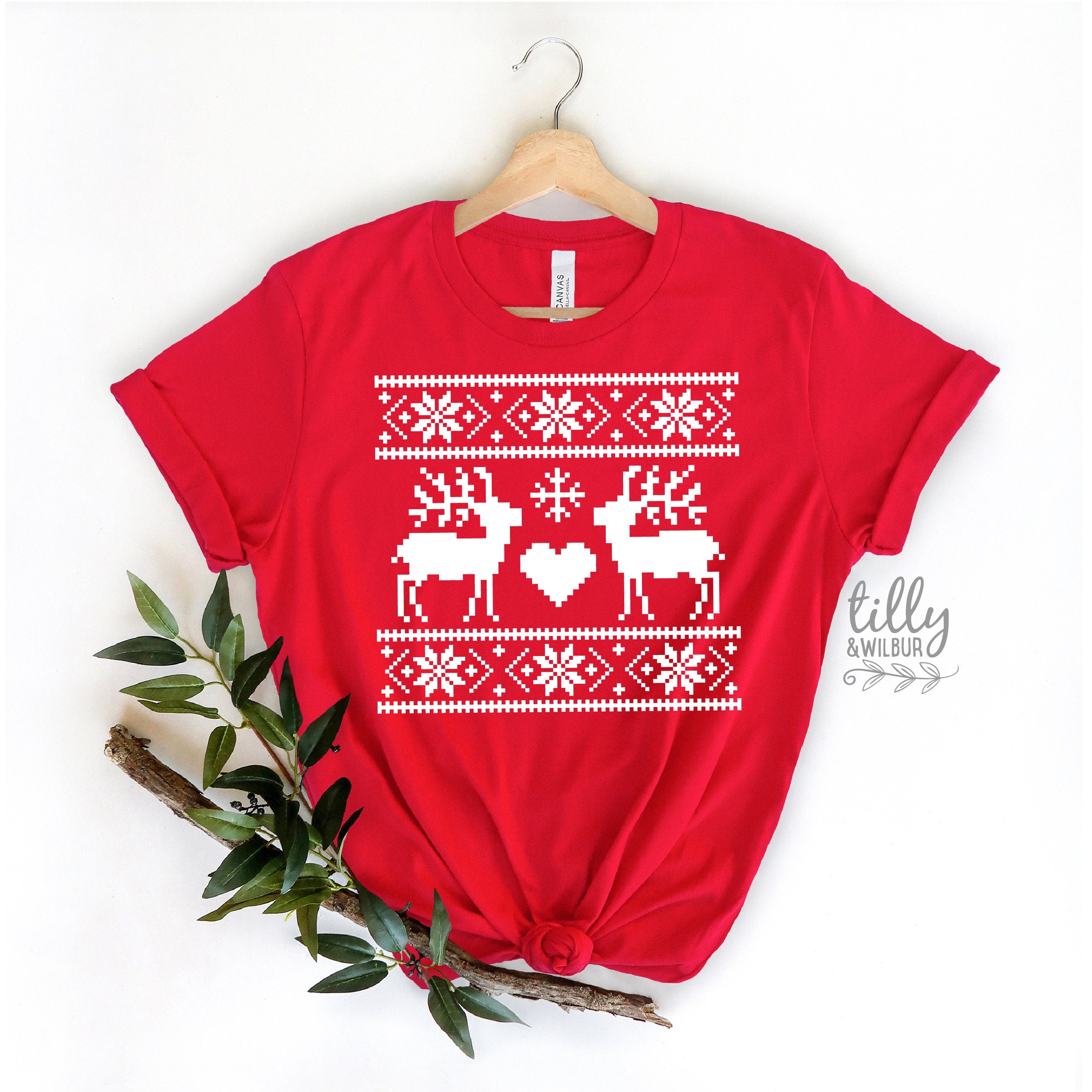 Christmas T-Shirts for Men & Women - Festive Holiday Graphic Tees in Multiple Colors - Perfect for Xmas Parties, Family Gatherings & Gift Giving