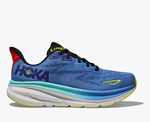 Hoka Clifton 9 Running Shoes for Men - Lightweight Cushioned Road Running Sneakers for Marathon Training & Daily Jogging