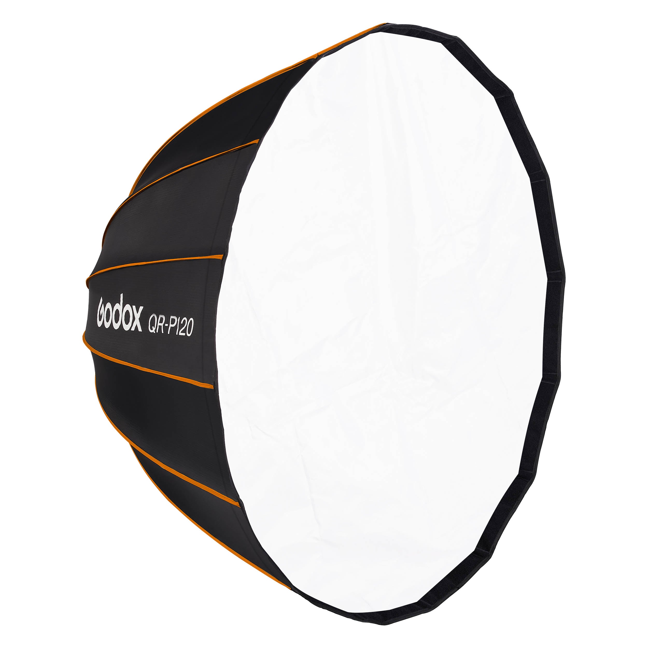 QR P120 Quick Release Deep Parabolic Softbox with Honeycomb Grid for Bowens S Mount - Professional Photography Lighting for Studio, Portrait & Product Shoots