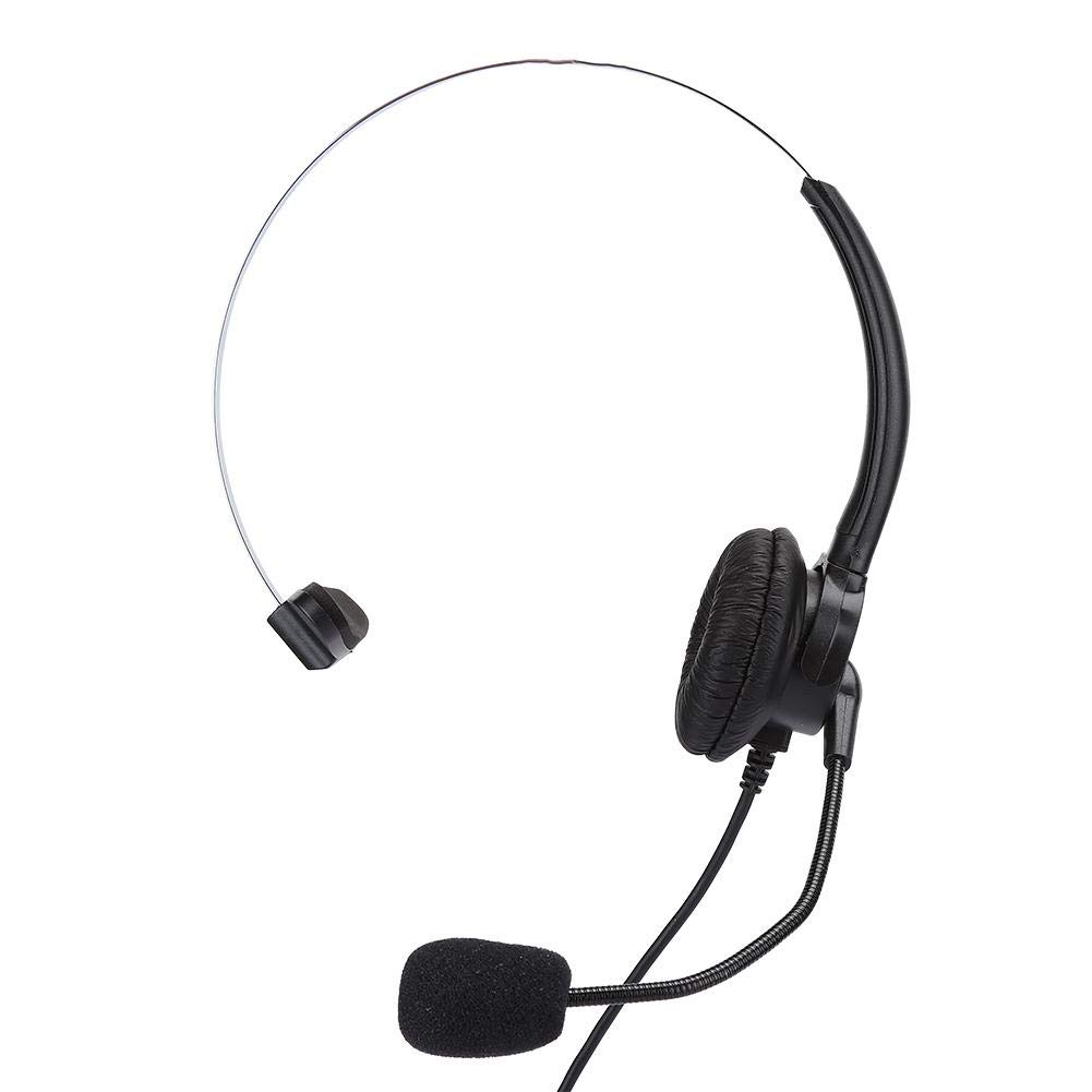Noise Cancelling Headset for Landline Phone - Monaural Office Headset with Crystal Clear Audio for Home & Business Use | Perfect for Call Centers, Remote Work & Customer Service