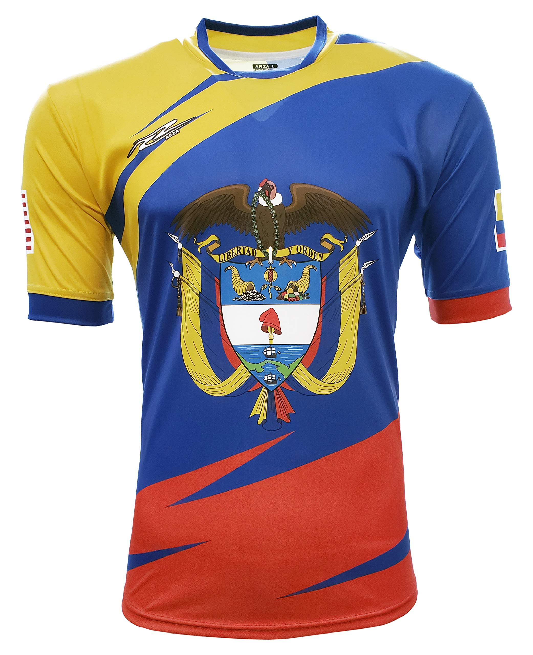 Authentic Colombia & USA Men's Soccer Fan Jersey - Vibrant Yellow for Match Day & Casual Wear