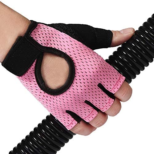 Breathable Fitness Gloves for Men & Women - Non-Slip Sports Gloves for Cycling, Hiking, Running, Gym Workouts - Comfortable & Durable Black Training Gloves - Perfect for Outdoor Activities & Exercise