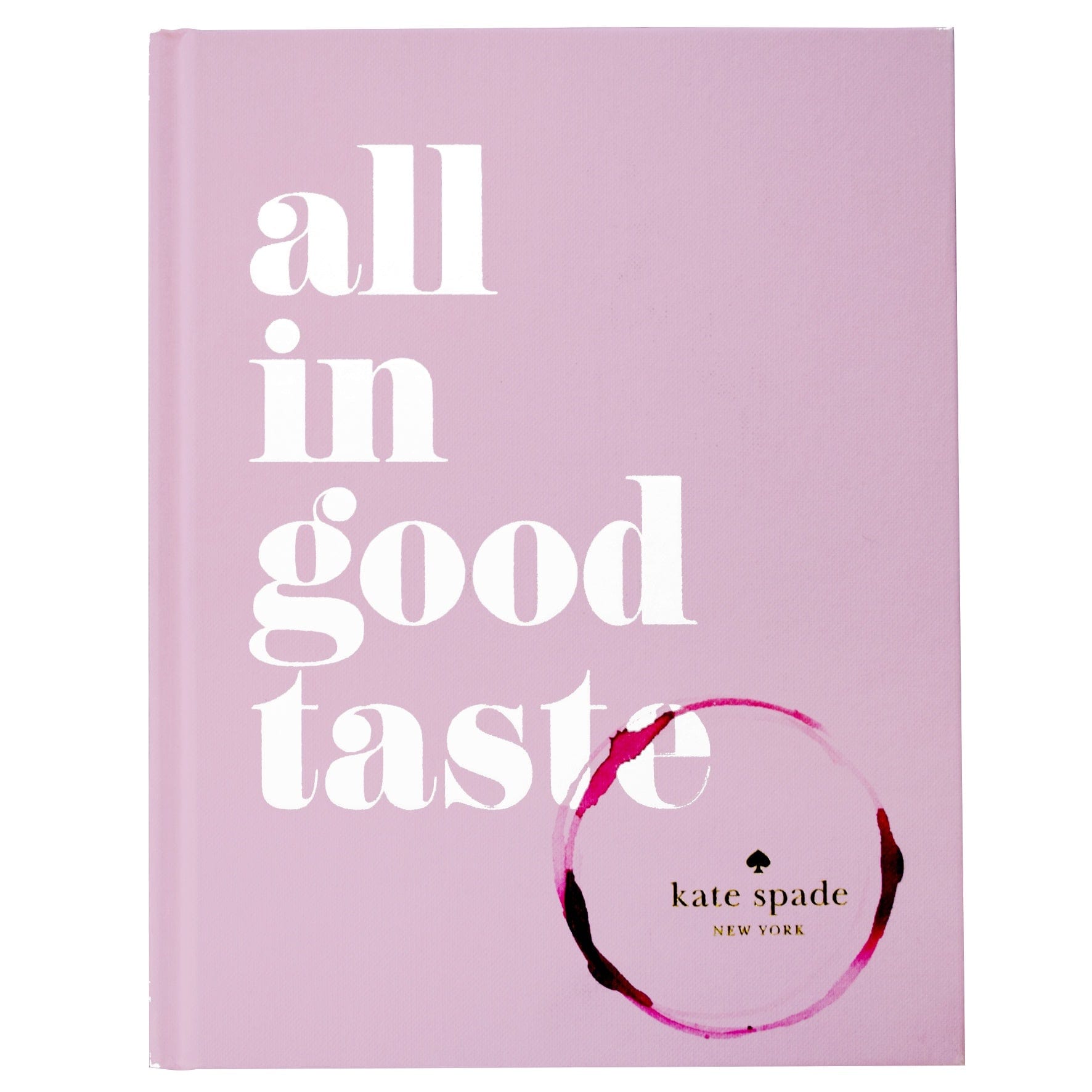 Kate Spade All In Good Taste Book - Stylish Hardcover Notebook for Women | Perfect Gift for Book Lovers, Journaling & Office Use
