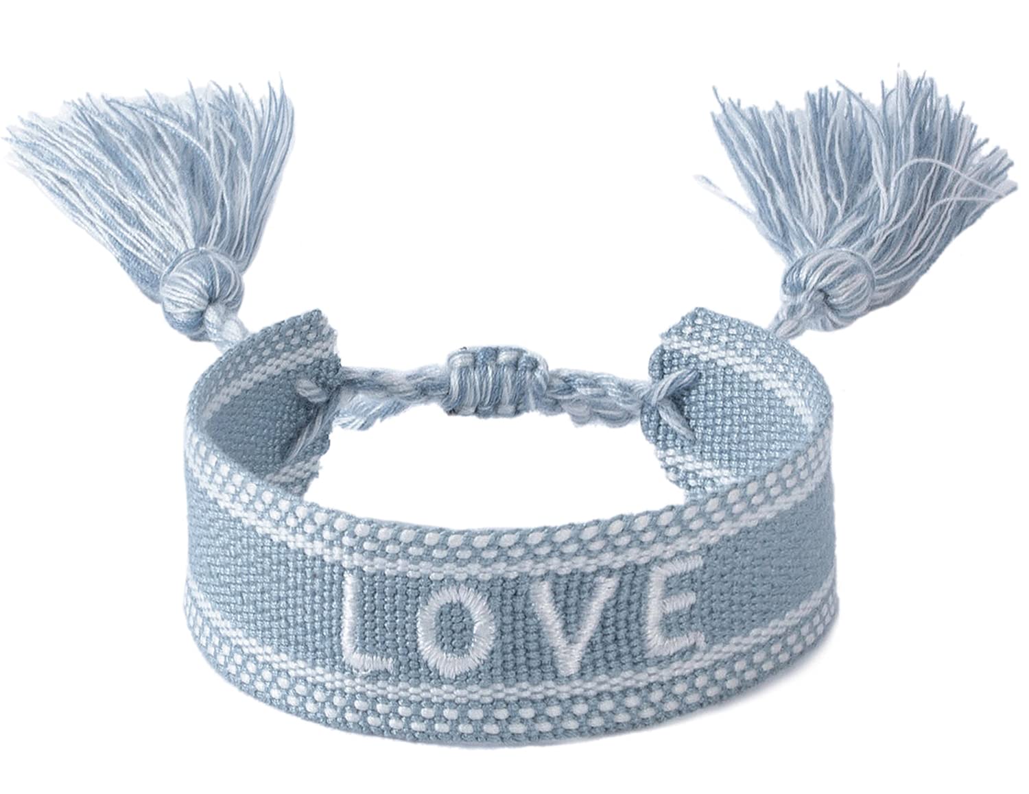 Adjustable Woven Friendship Bracelets - Knitted LOVE Word Wrap Bracelet for Women & Girls | Perfect Gift for Best Friends, Birthday, Valentine's Day