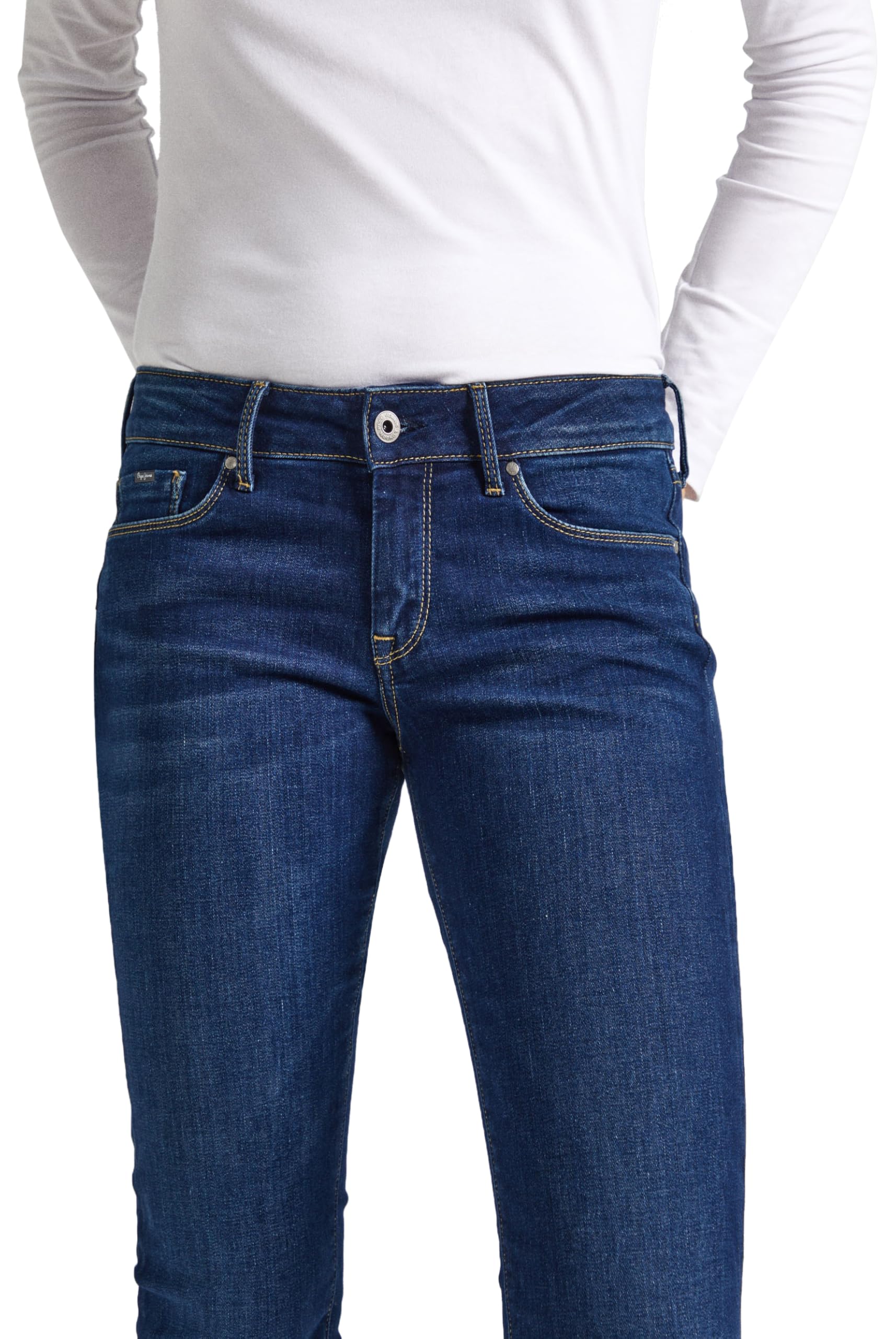 Pepe Jeans Soho L30 29 Slim Fit Stretch Denim Jeans for Men - Comfortable & Stylish for Casual Wear, Office and Night Out