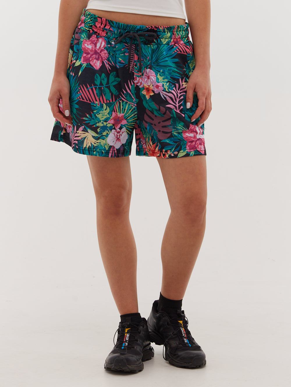 Midmoor French Terry Printed Shorts for Women - Soft & Comfortable Casual Lounge Shorts - Perfect for Yoga, Running, and Home Wear