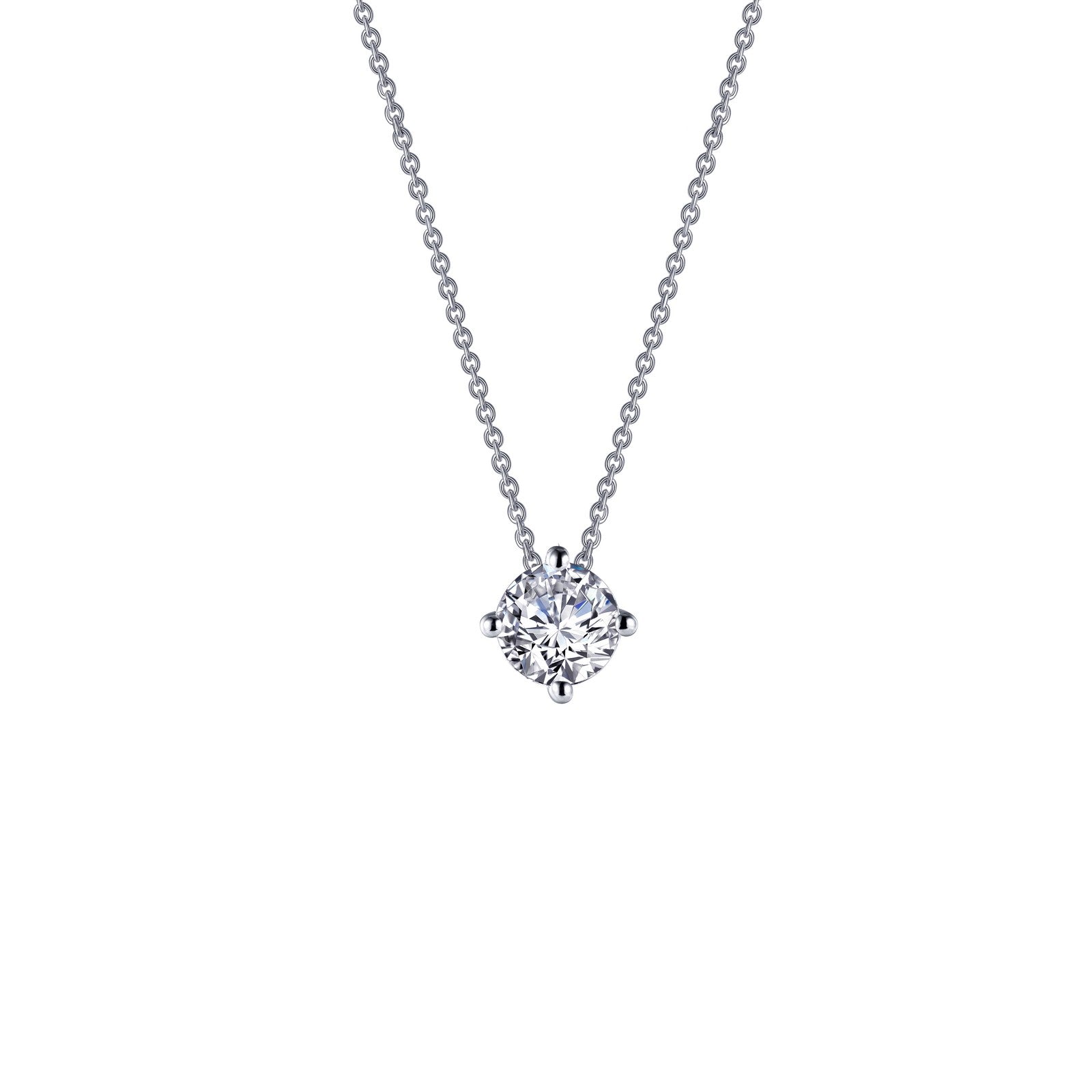 0.85 CTW Solitaire Diamond Necklace for Women - Elegant Pendant Jewelry for Weddings, Anniversaries & Special Occasions