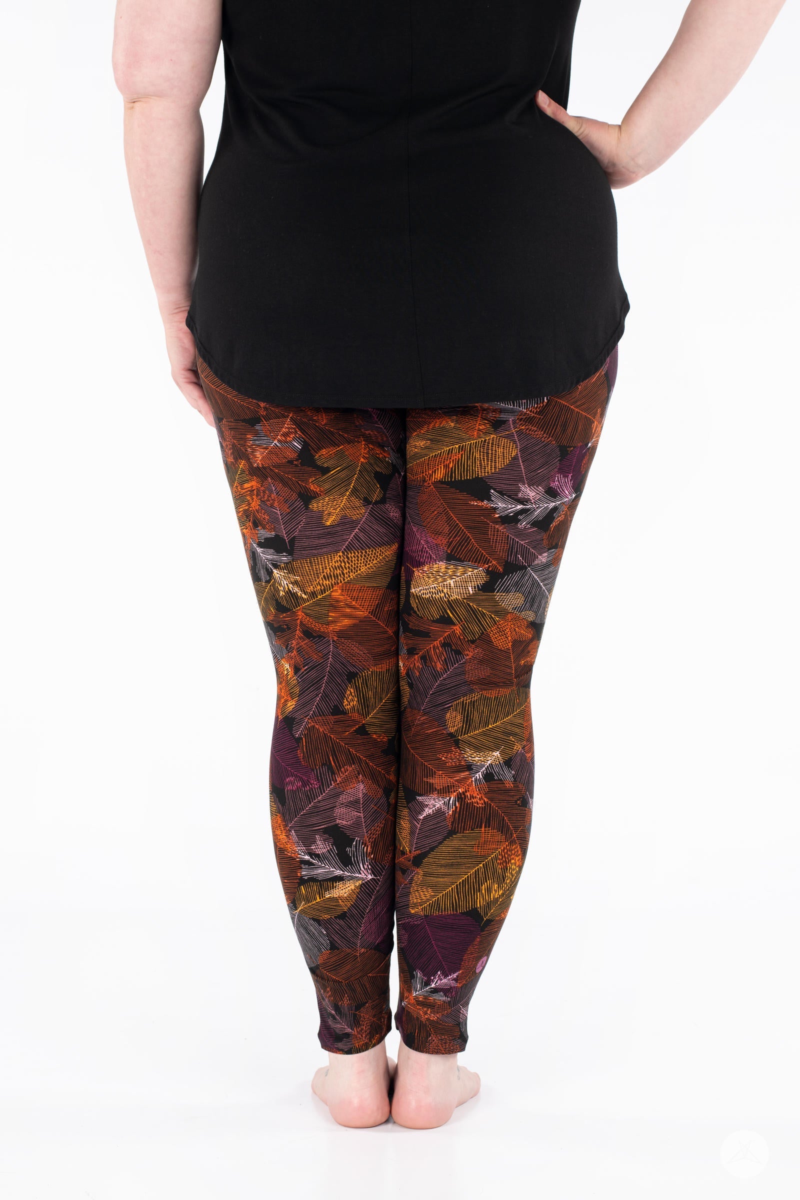 Falling For You Patterned Leggings - Trendy Printed Yoga Pants for Women | Perfect for Workouts, Yoga & Casual Wear
