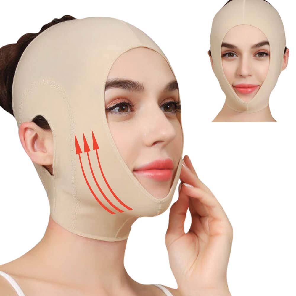 Reusable Chin Slimming Strap - Face Lift Tape for V-Line Jawline Shaping & Double Chin Reduction | Anti-Snoring Solution for Men & Women | Perfect for Night Use, Workouts, and Daily Beauty Routine