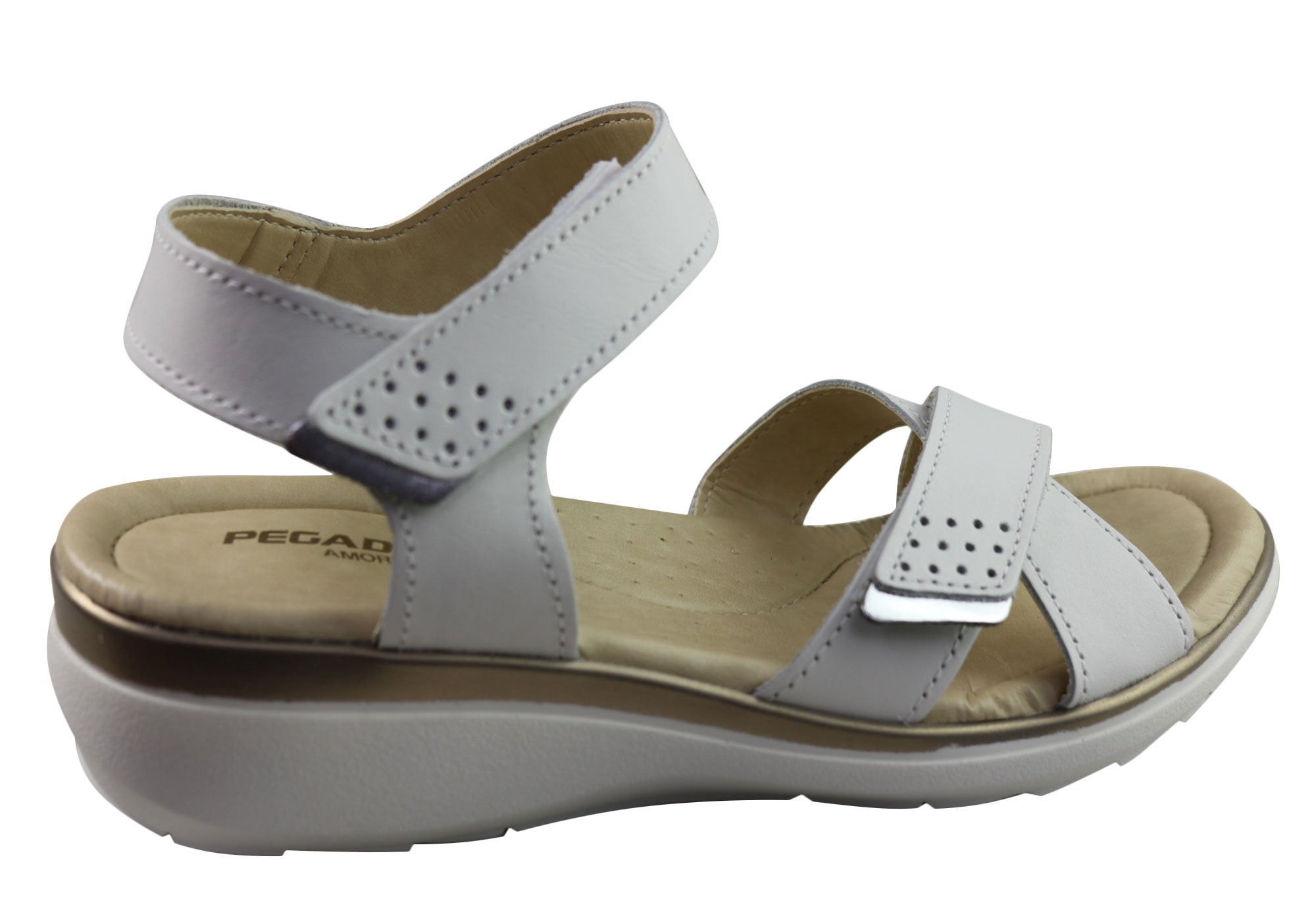 Pegada Kerala Women's Comfortable Leather Sandals - Handmade in Brazil - Perfect for Beach, Vacation & Summer Outfits