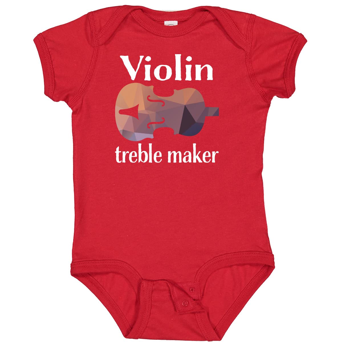 Inktastic Funny Violinist Music Baby Bodysuit - Cute Violin Treble Maker Outfit for Musicians & Music Lovers - Perfect for Concerts, Gifts & Music-Themed Events