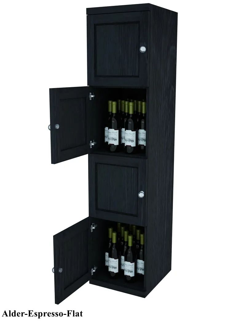 Vinostor 4 Locking Wine Storage Locker - 57 5/8