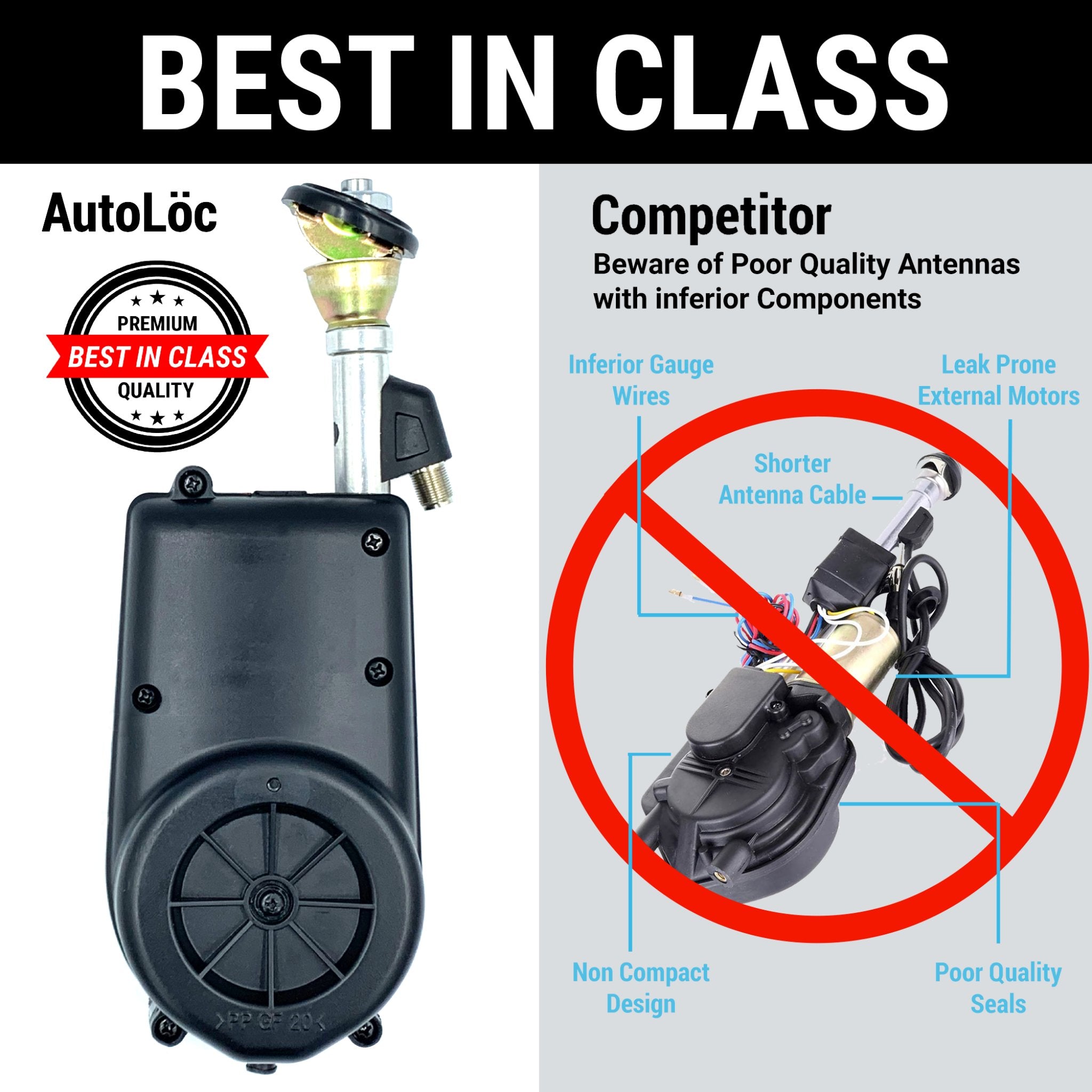 1901-1907 Oldsmobile Model F AM/FM Radio with Automatic Power Antenna Kit - 12V Electric Stainless Steel Mast - Vintage Car Restoration - Perfect for Classic Car Shows & Cruising