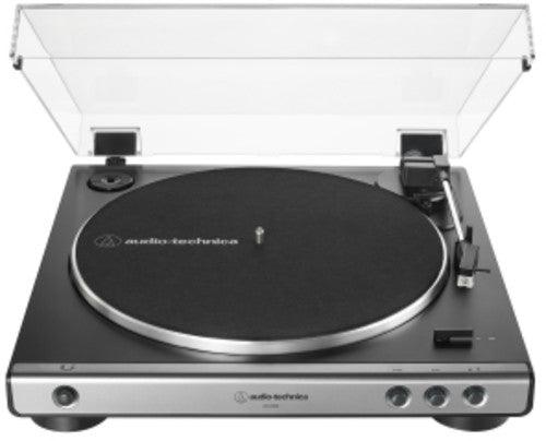 Audio Technica AT LP60X GM Fully Automatic Belt-Drive Turntable (Gun Metal) - Perfect for Vinyl Enthusiasts, Home Listening & DJ Beginners