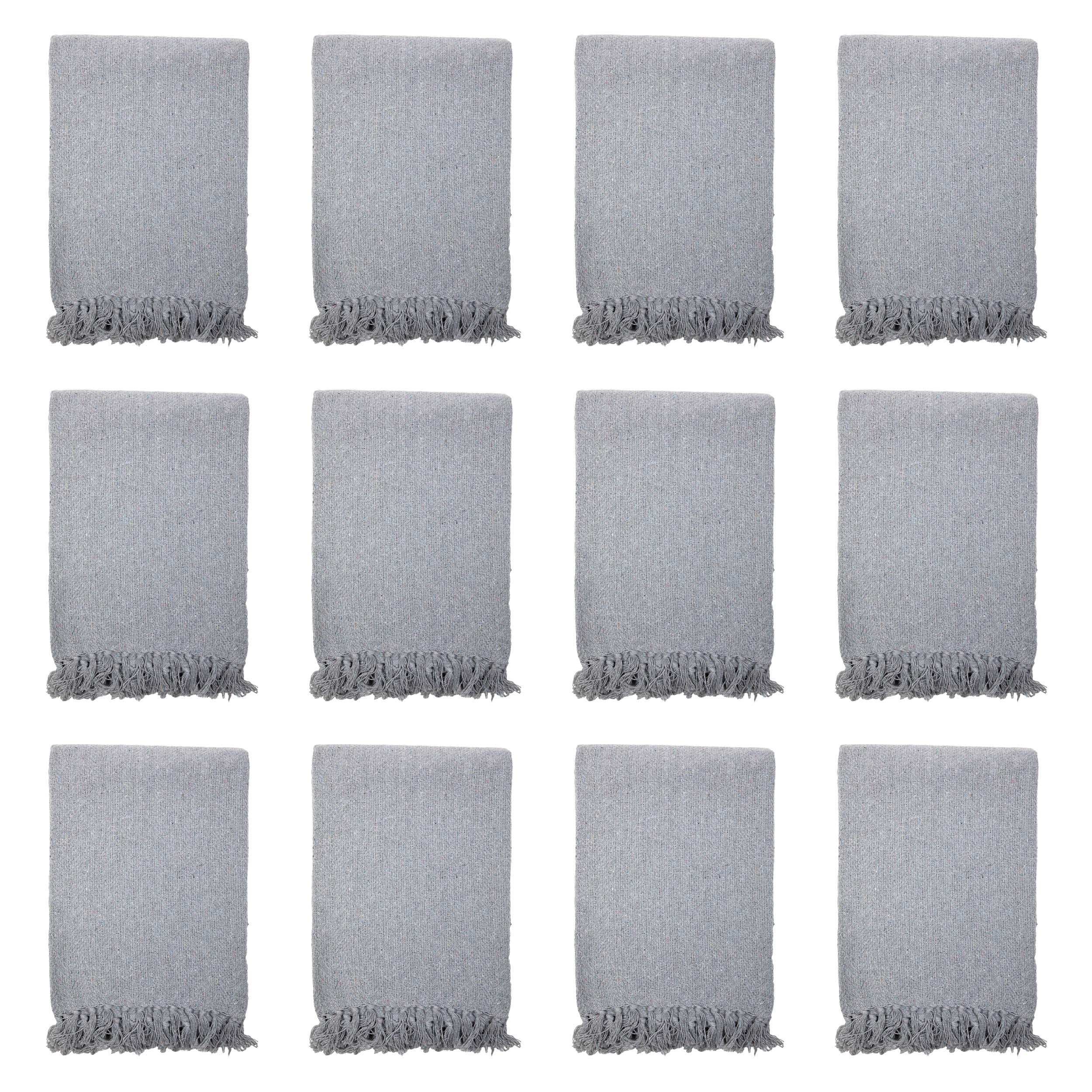 Arkwright 12-Pack Reversible 100% Cotton Blankets - 50