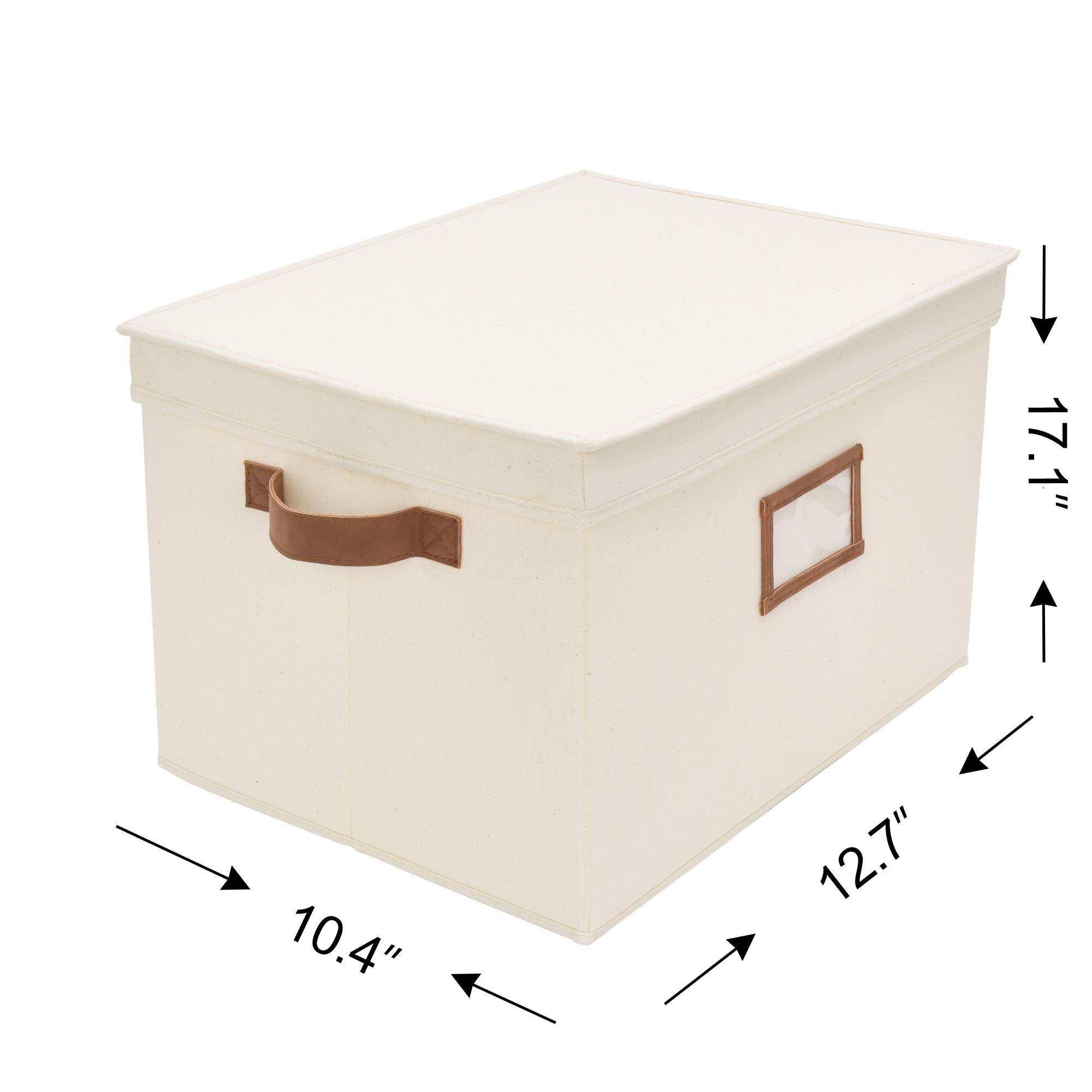 StorageWorks 6-Pack Plastic Storage Bins with Lids - Clear Stackable Organizer Boxes for Home, Office, Closet & Garage Organization - Perfect for Toys, Clothes, Books & Household Items Storage