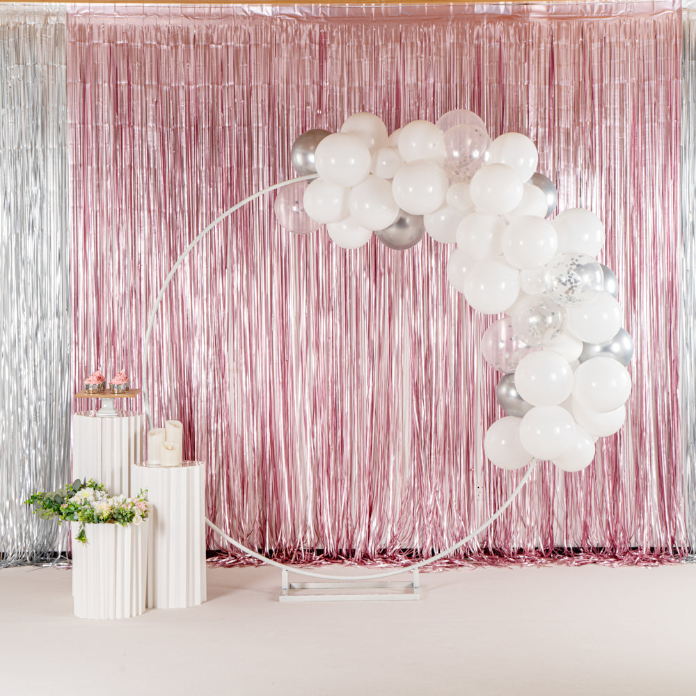Balloonify White and Silver Balloon Arch Garland Kit - 72 Pieces for Party Decorations, Weddings, Baby Showers & Birthday Celebrations