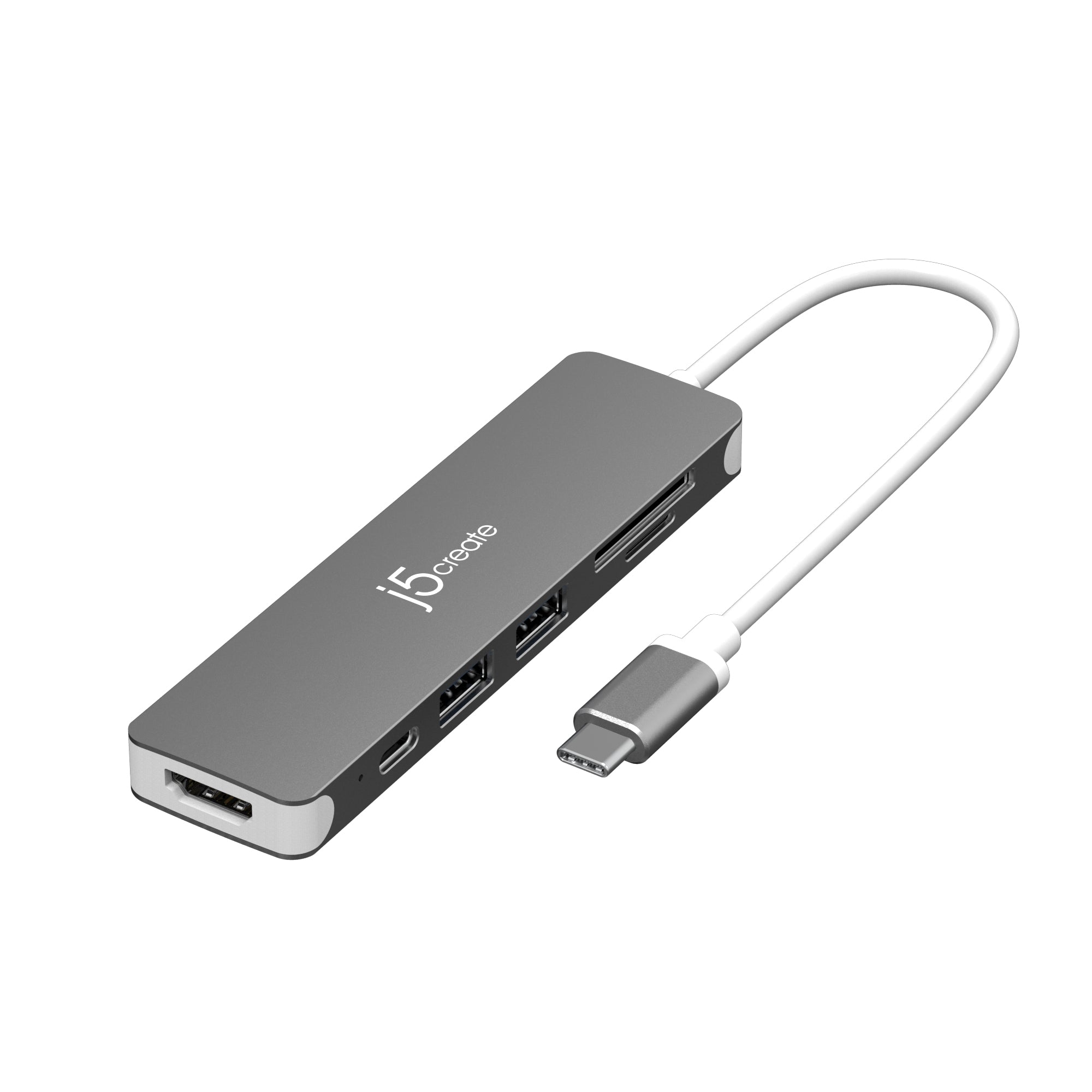 USB C to 4K HDMI Adapter Hub with 4K Ultra HD, Ethernet, USB 3.0 Ports - Perfect for MacBook Pro, Dell XPS, iPad Pro & More | Home Office, Gaming & Entertainment Setup