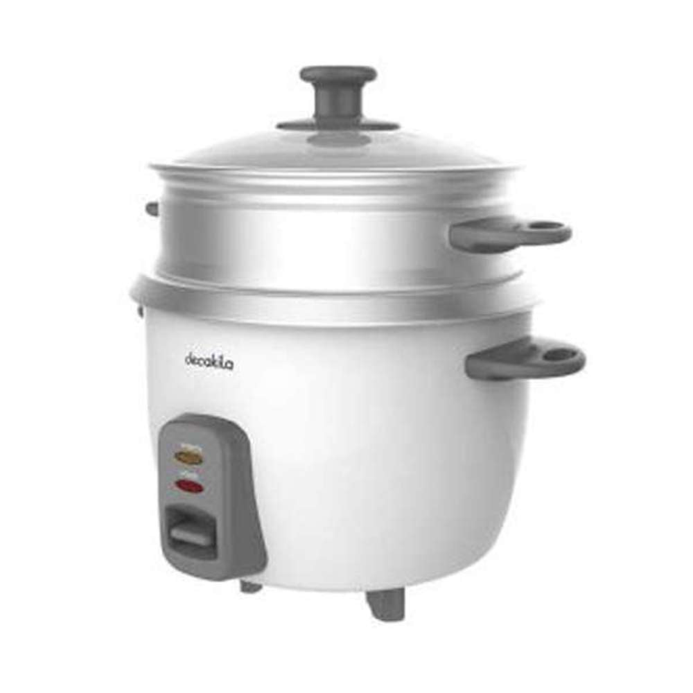 Decakila 10-Cup White Rice Cooker - Perfect for Family Meals, Meal Prep & Dorm Cooking