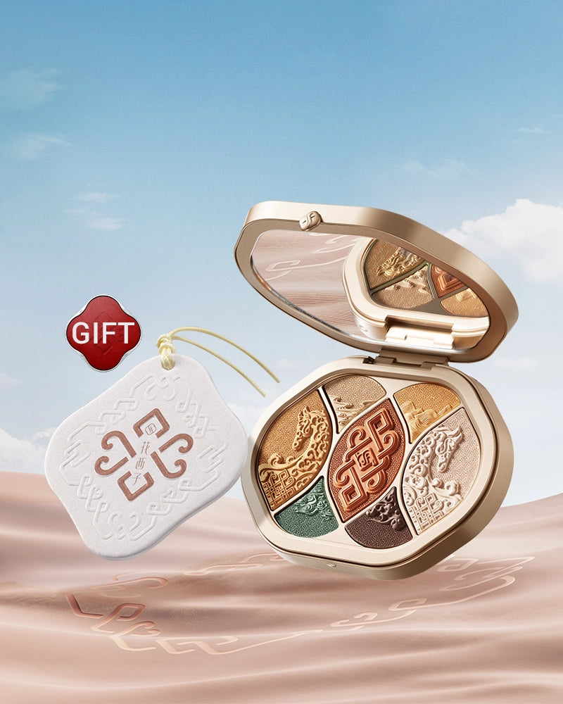 Into the Wild Palette - Nomadic Glam Makeup Kit for Outdoor Adventures & Festival Looks | Waterproof & Long-lasting Cosmetics for Travel & Camping