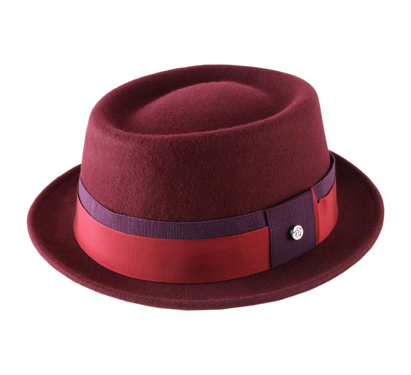 Samuel Wool Felt Pork Pie Hat for Men & Women - Vintage Style Fedora Hat with Brim - Perfect for Jazz, Casual Outfits & Outdoor Events