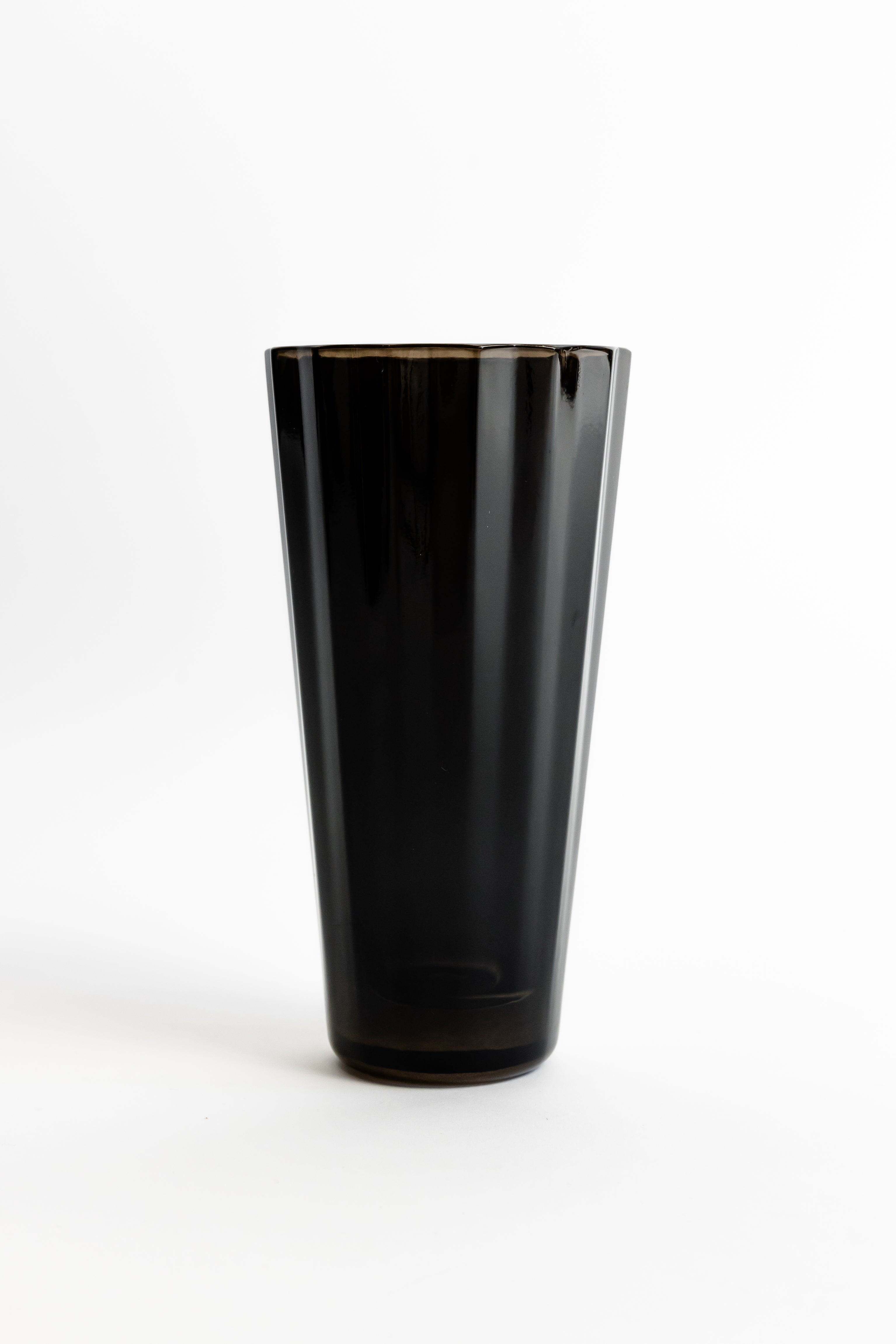 Estelle Colored Sunday Highball Glasses Set of 6 - Elegant Black Barware for Cocktails, Whiskey & Entertaining | Perfect for Home Bars, Parties & Gift Giving