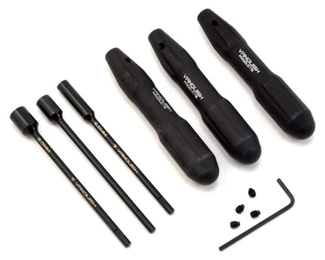Vanquish 08440 Professional Metric Nut Driver Set - 6-Piece High-Quality Nut Driver Kit for Automotive, Electronics & DIY Projects