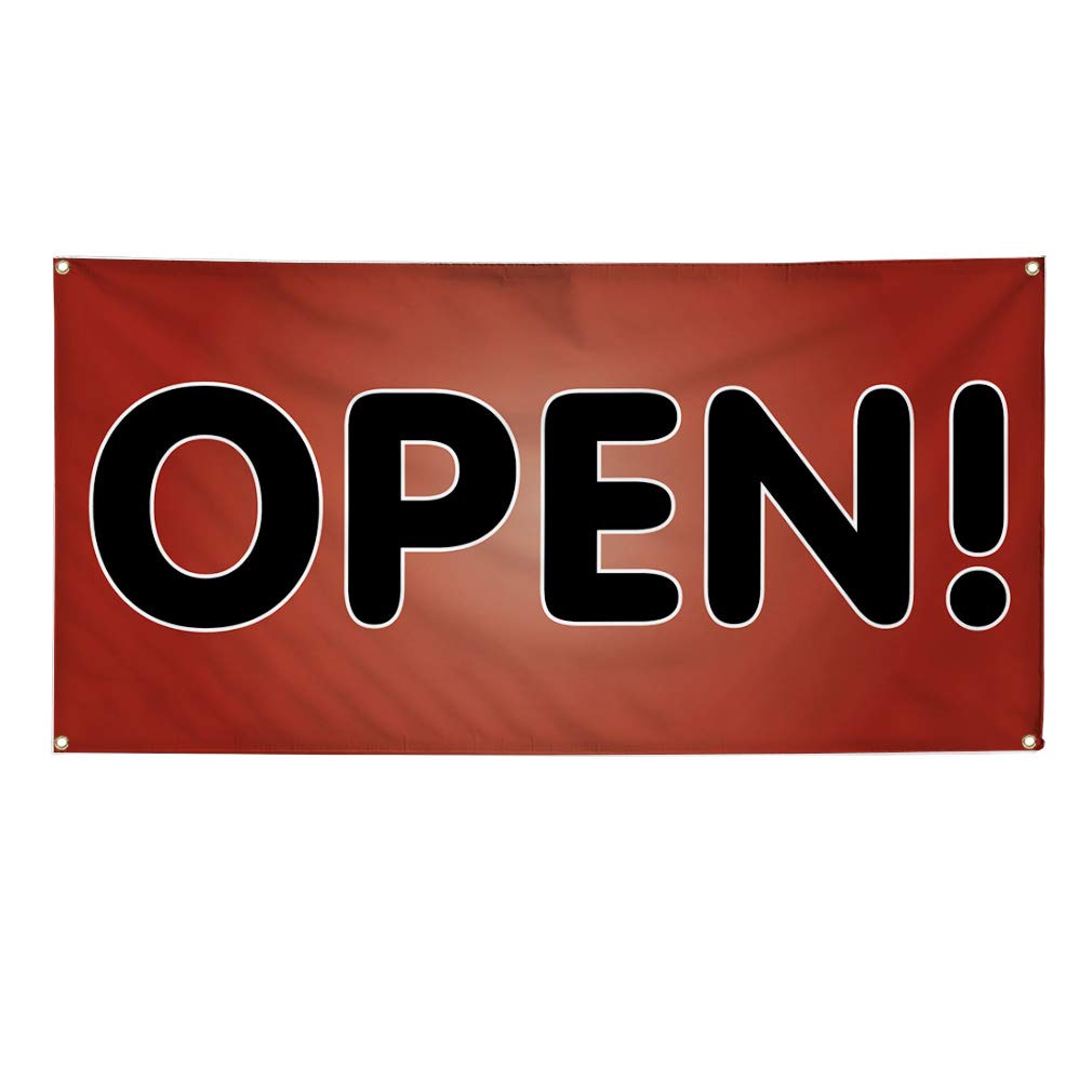 Durable Vinyl Banner 48x96 Inches - Weatherproof Outdoor Advertising Sign with 8 Grommets for Business, Yard, and Industrial Use | Perfect for Events, Construction Sites, and Retail Promotions