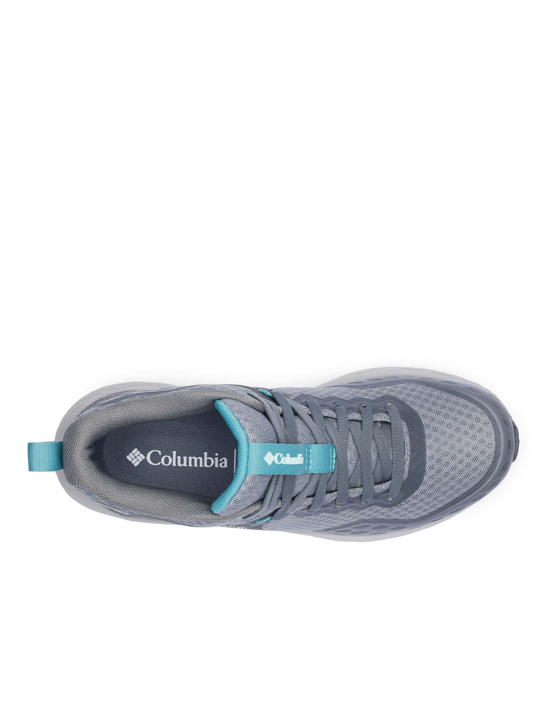 Konos TRS OutDry Mid Hiking Shoes - Waterproof Trail Running Shoes for Men & Women | Lightweight Hiking Boots with Breathable Mesh | Perfect for Mountain Trekking & Outdoor Adventures (Ti Grey Steel/Teal)