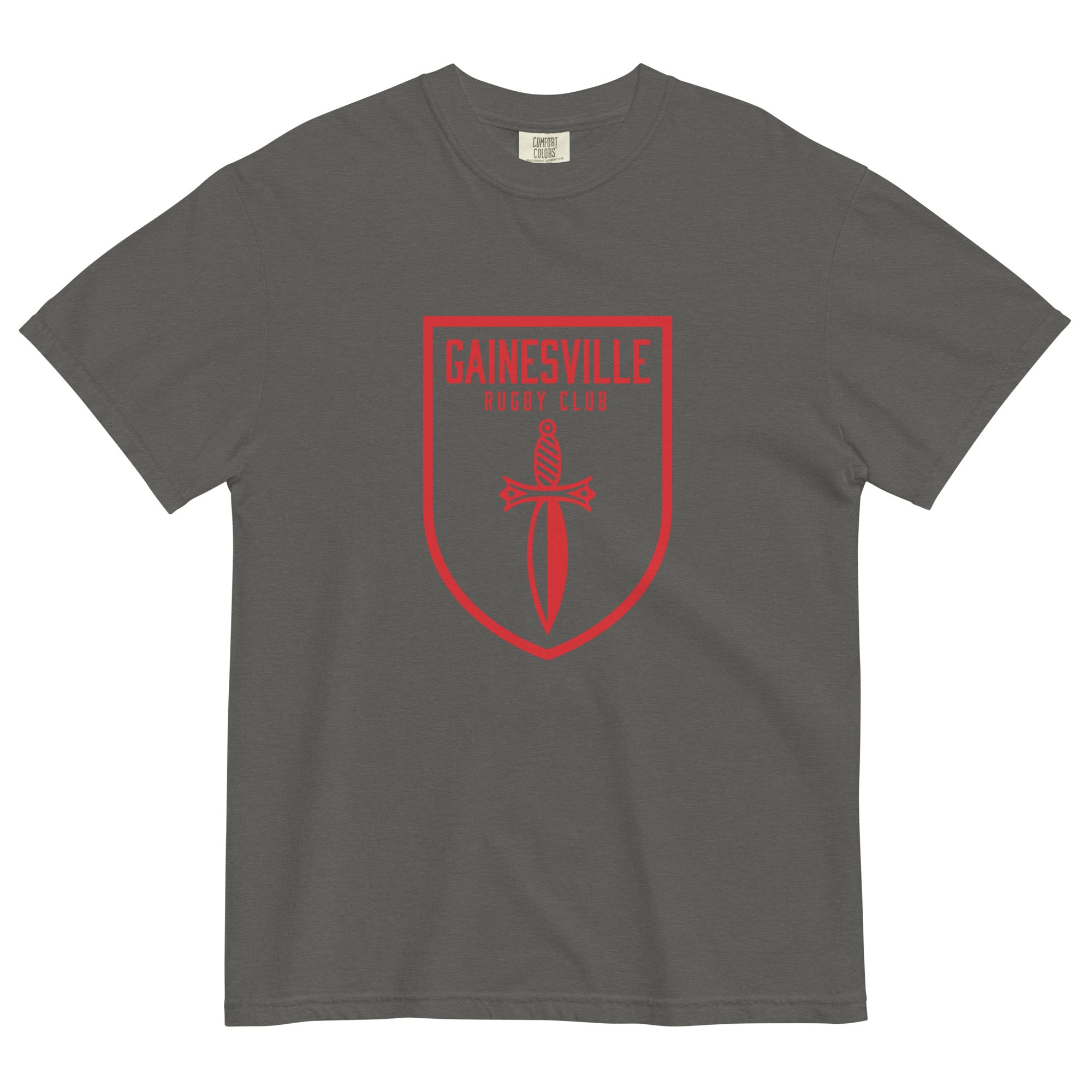 Gainesville Spartans RFC Garment Dyed Cotton T-Shirt | Vintage Rugby Style Tee for Men | Perfect for Game Day & Casual Wear