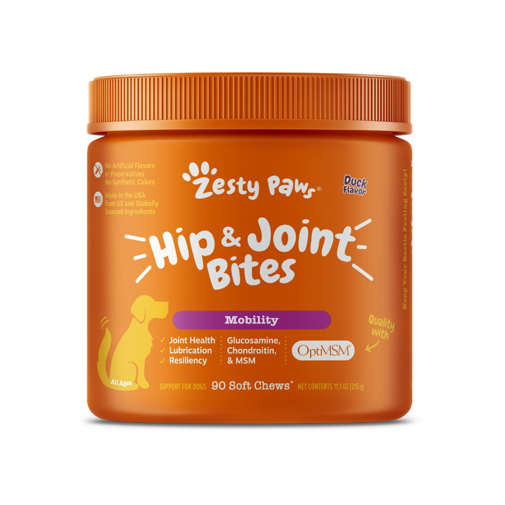 Zesty Paws Multivitamin Bites for Dogs - Immune Support, Skin & Coat Health, Joint Mobility, Digestive & Antioxidant - Natural Flavor - Perfect for Daily Wellness & Active Lifestyles