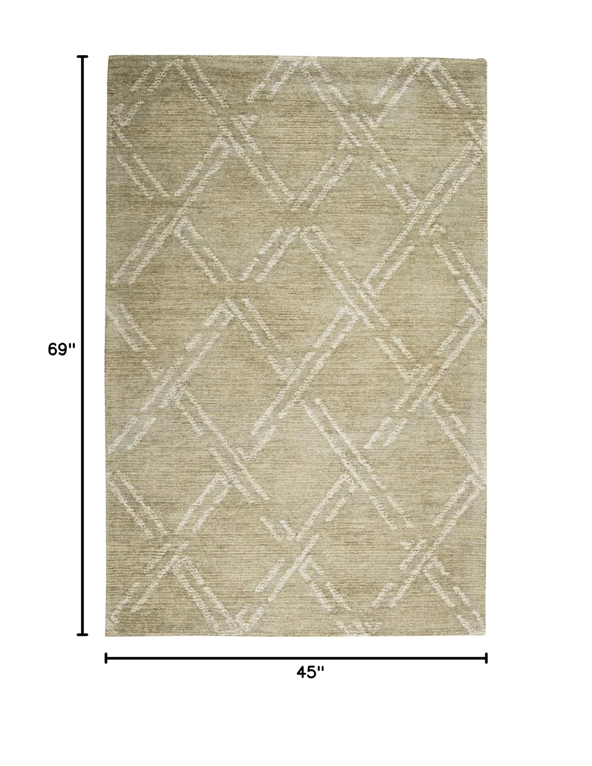 Nourison Venosa Modern Grey/Ivory 3'9