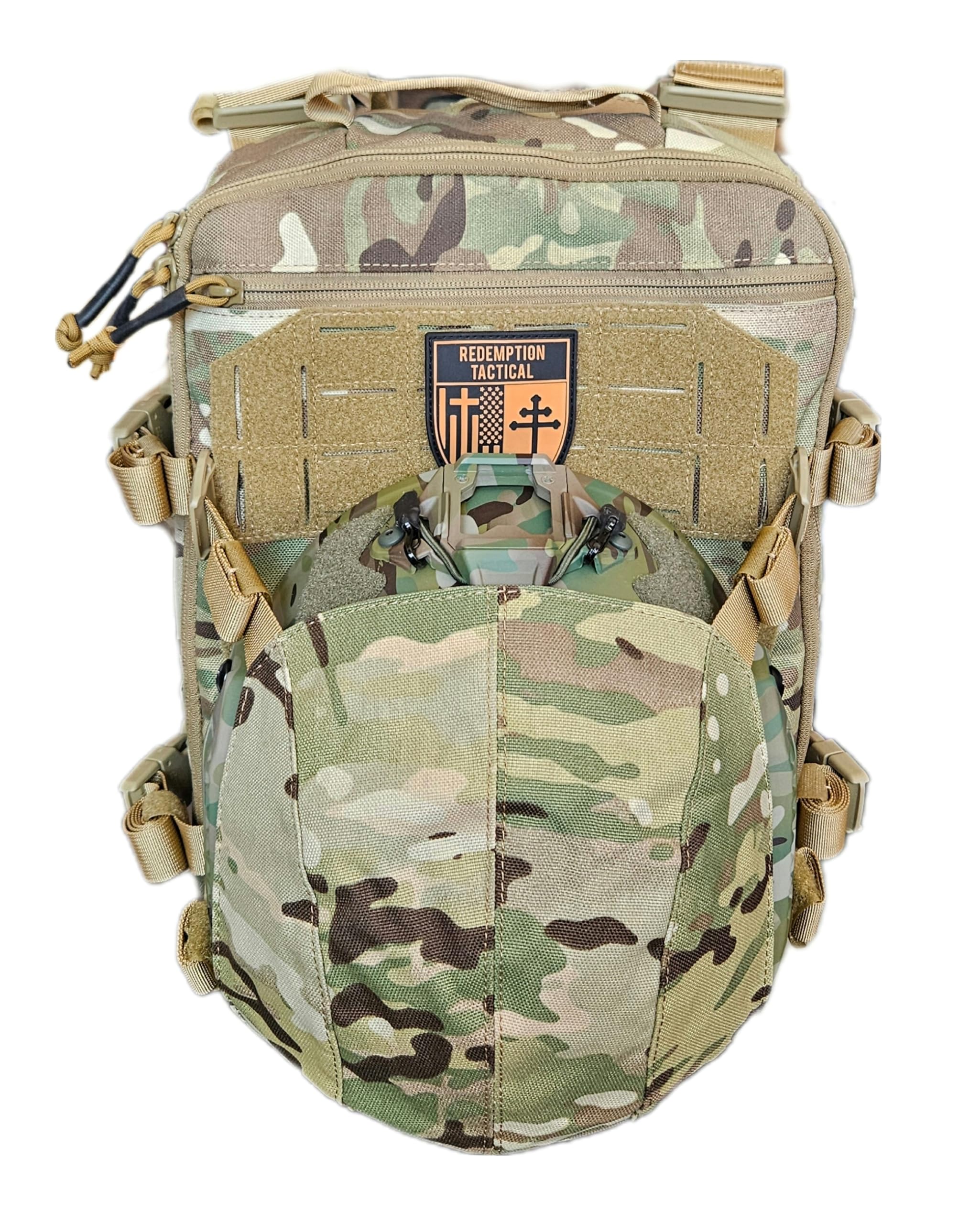 Tactical Airsoft Helmet & Military Gear Backpack - Durable Combat Equipment for Airsoft Games, Outdoor Adventures & Survival Training