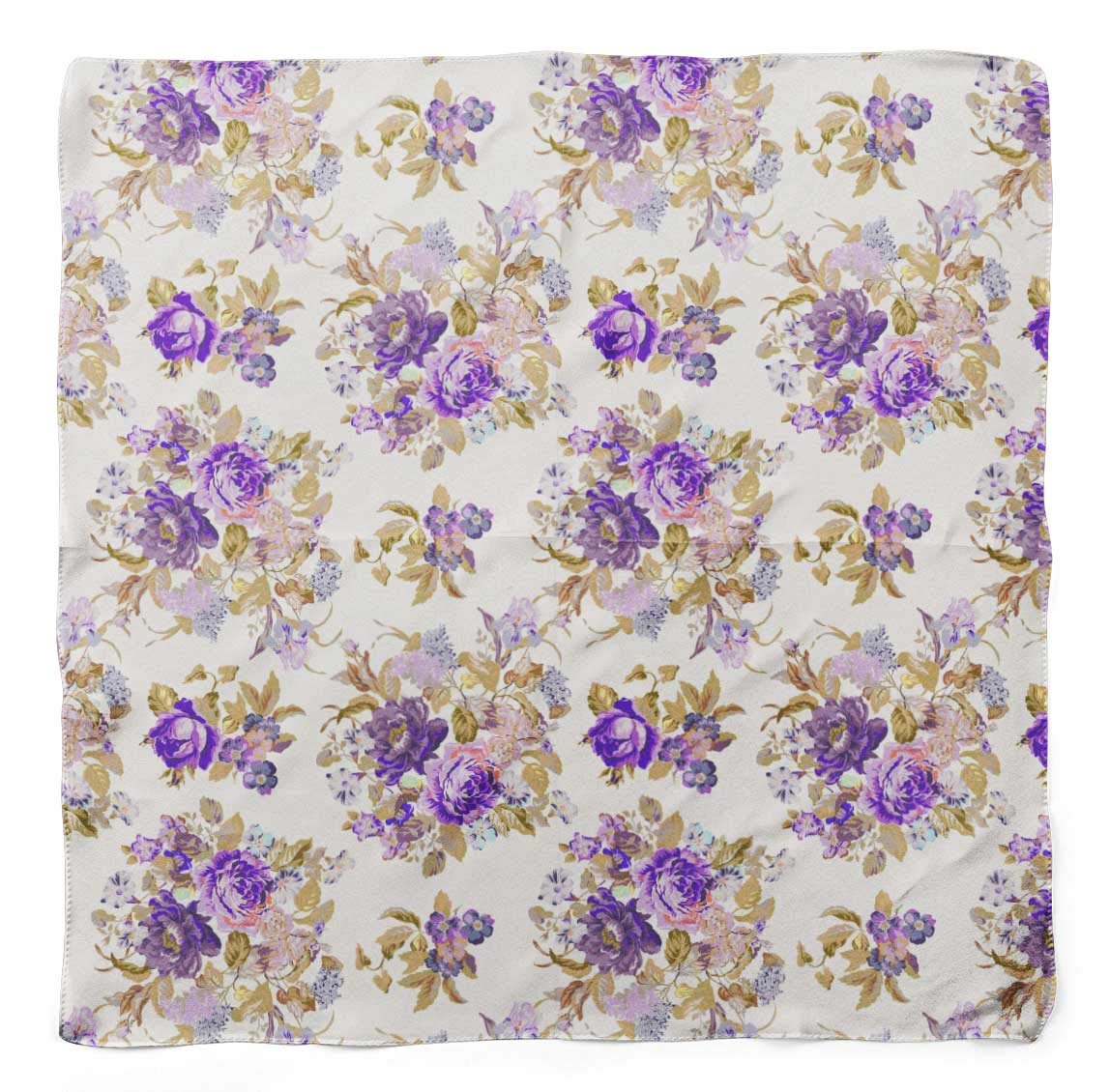Bimba Printed Pure Silk Scarf for Women - Elegant Hair Wrap, Neck Scarf & Head Bandana - Perfect for Work, Travel and Special Occasions