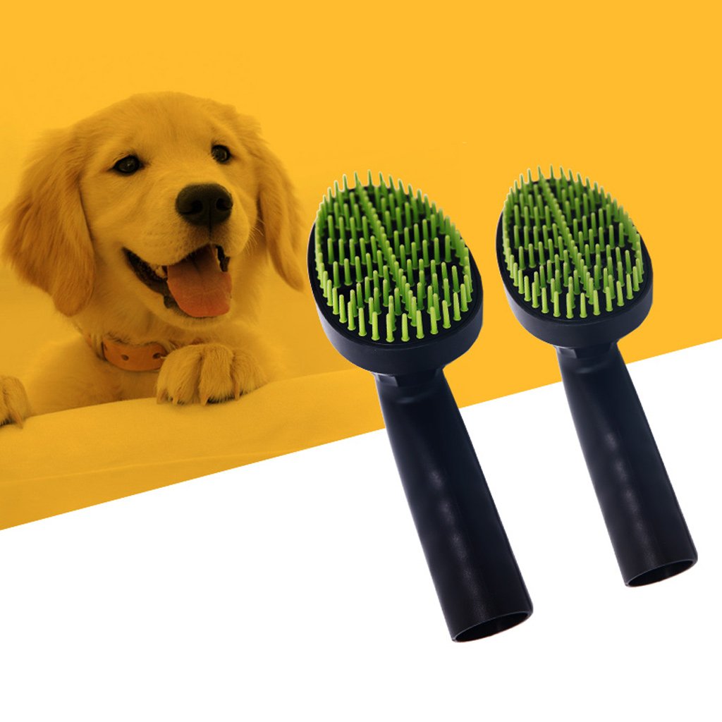 Pet Grooming Brush Vacuum Attachment for Cats & Dogs - 32mm Loose Hair Remover Tool - Perfect for Home Grooming & Shedding Control