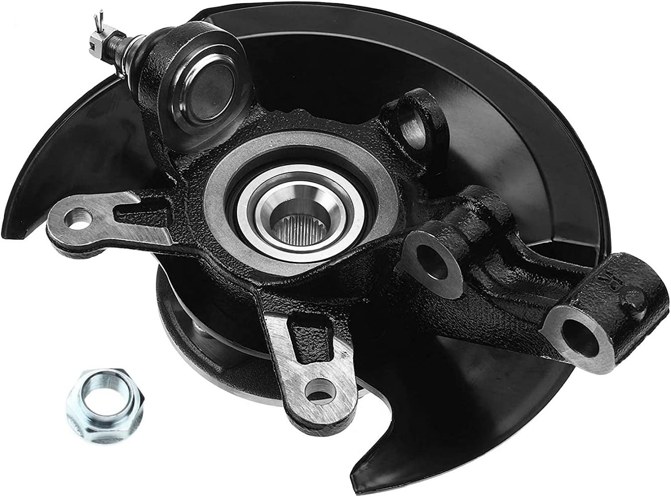 2003-2005 Honda Civic 1.7L Steering Knuckle & Wheel Hub Bearing Assembly - Front Right Passenger Side Replacement Part for CNG & Petrol Models - Perfect for Suspension Repair & Maintenance