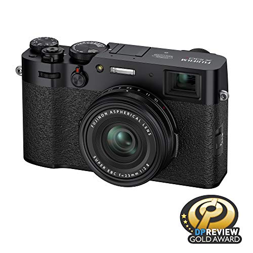 FUJIFILM X100V Digital Camera - 26.1MP APS-C Sensor, 23mm F2 Lens, 4K Video, Compact Travel & Street Photography Camera for Professionals & Enthusiasts | Perfect for Travel, Vlogging & Everyday Photography