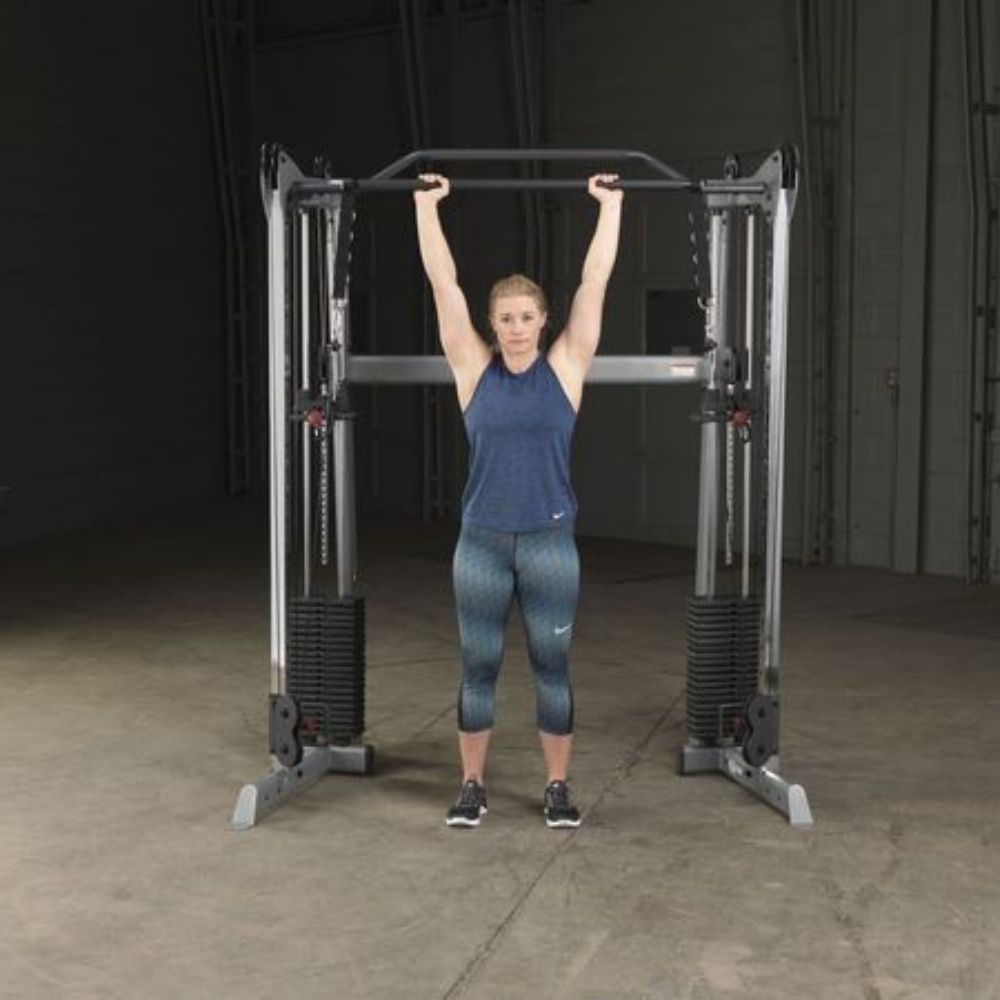 Body Solid Olympic Bar Attachment GDCCBAR - Heavy Duty Gym Equipment for Weightlifting & Strength Training - Perfect for Home Gyms & Commercial Fitness Centers
