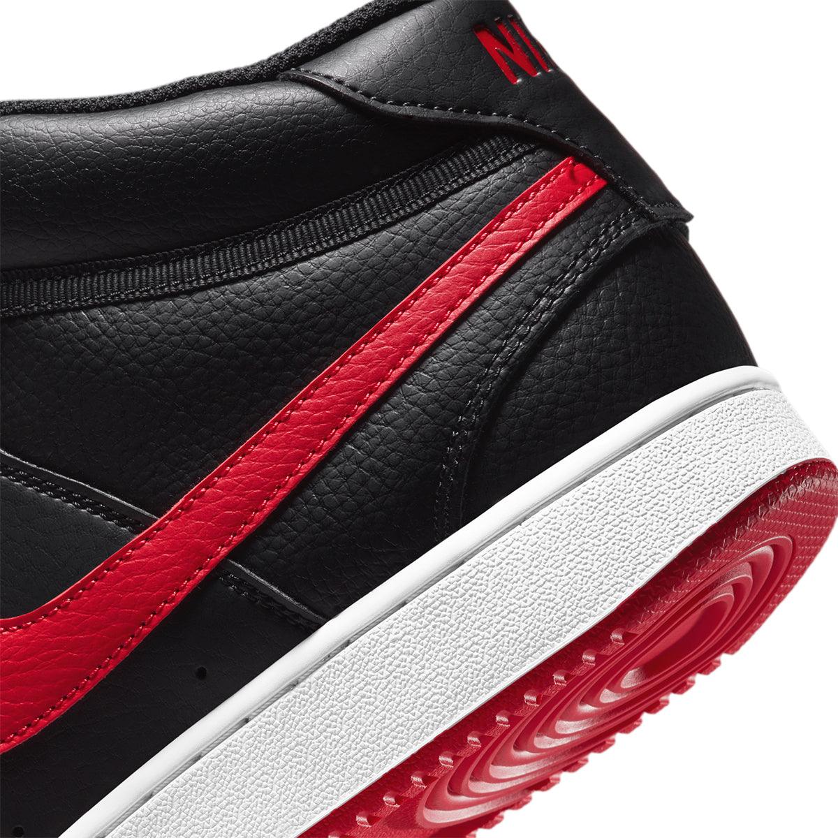 Nike Court Vision Mid 'Bred' Basketball Shoes - Classic Retro Style for Men & Women - Perfect for Streetwear, Casual Outfits & Sneaker Collectors