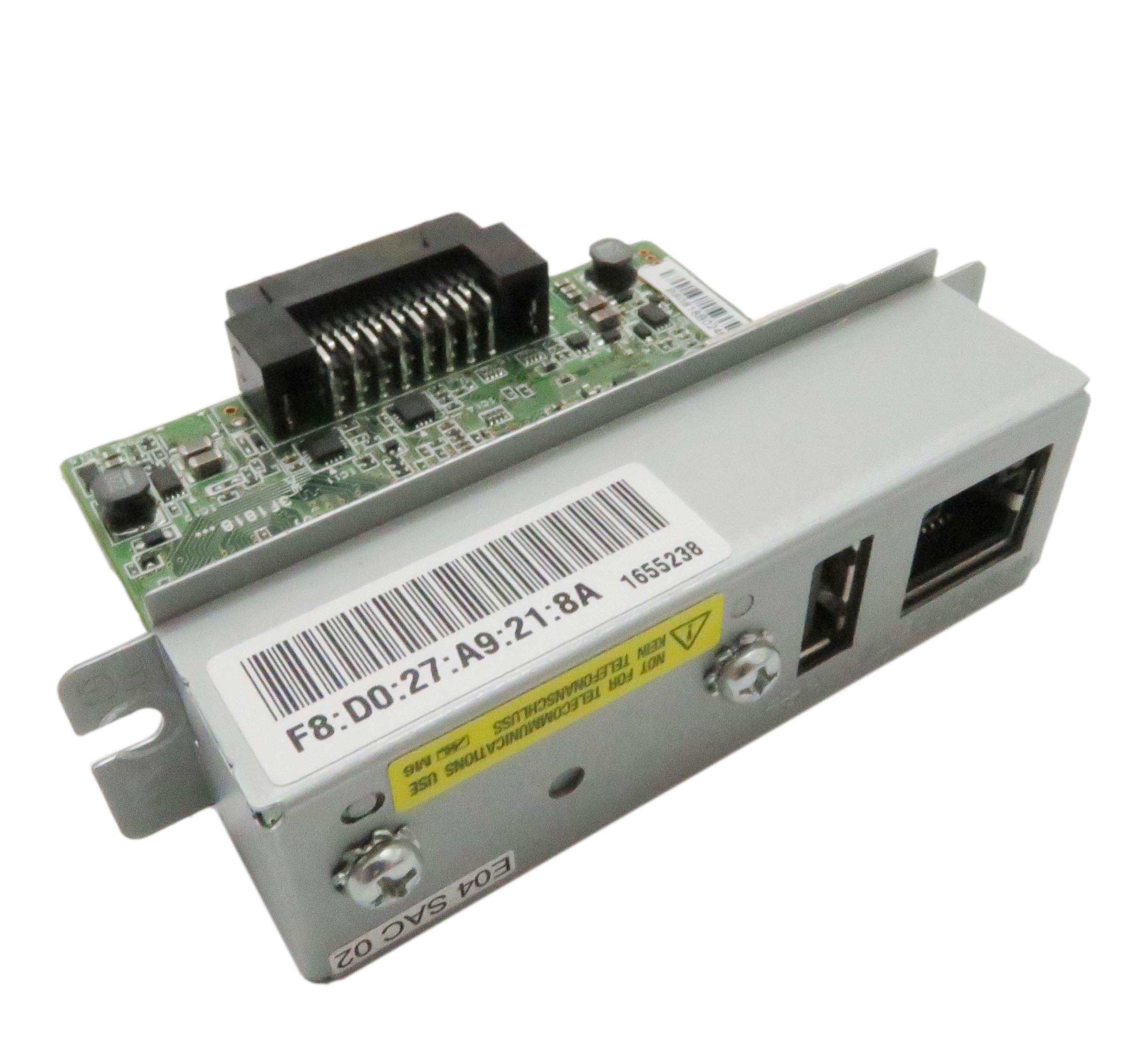 NGHTMRE UB-E04 Ethernet Interface C32C824541 with USB for Epson TM-U220PB T81 U288 T88IV - High-Speed Printer Connectivity Solution for Retail & POS Systems