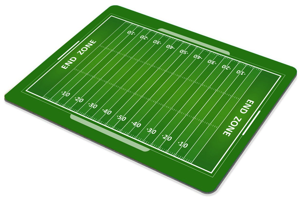 Custom American Football Field Mouse Pad - Non-Slip Rubber Gaming Mousepad for PC & Laptop | Perfect for Football Fans & Gamers | Office & Home Desk Accessory