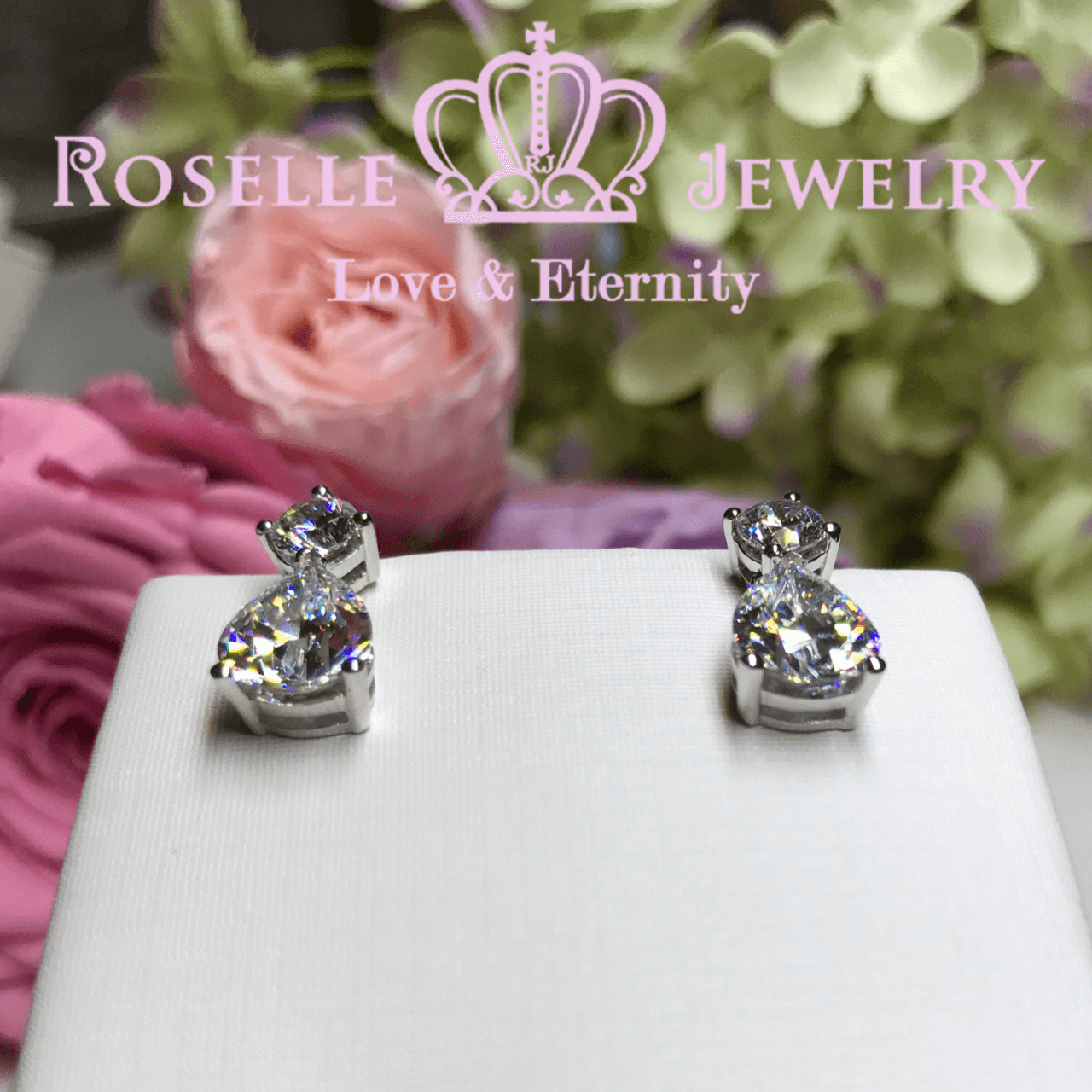 Pear Cut Drop Stud Earrings - 925 Sterling Silver Dangle Earrings for Women, Elegant Minimalist Jewelry Gift for Her | Perfect for Weddings, Parties & Everyday Wear
