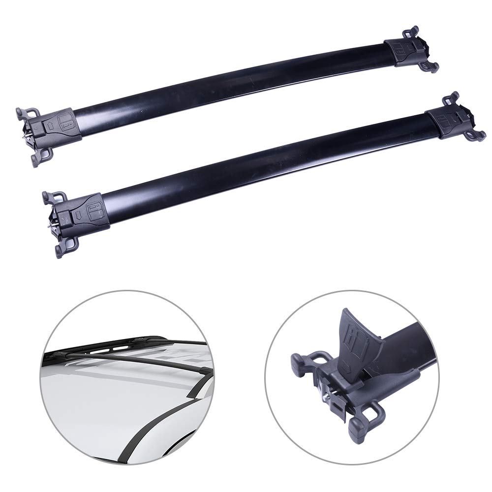 Chevrolet Equinox GMC Terrain Roof Rack Cross Bars (2010-2017) - Heavy Duty Car Top Cargo Carrier for Luggage, Bikes & Kayaks - Perfect for Road Trips, Camping & Outdoor Adventures