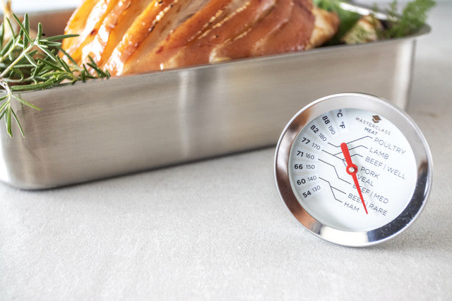 Masterclass Digital Meat Thermometer - Instant Read, Waterproof & Accurate for Grilling, Smoking, BBQ & Cooking - Perfect for Home Chefs & Outdoor Enthusiasts