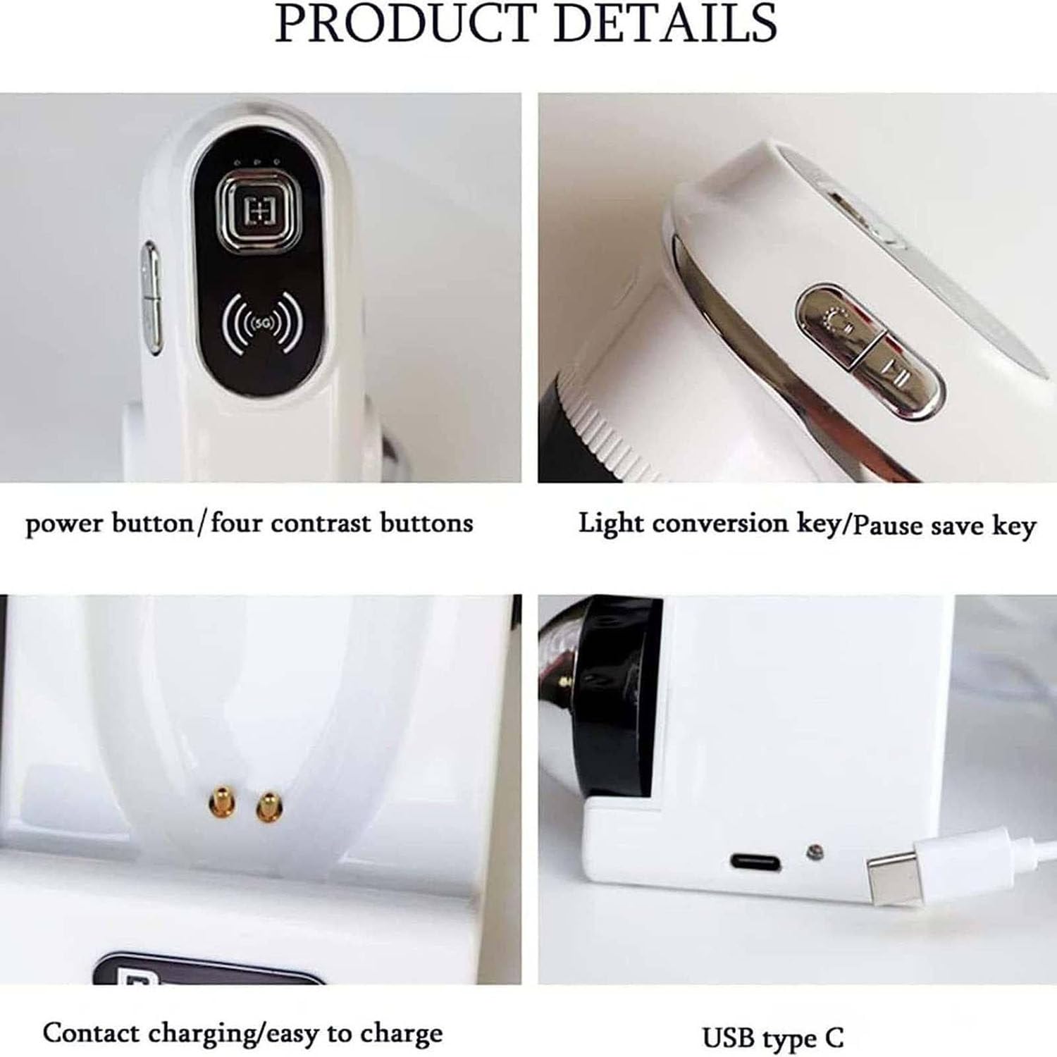 GTANND 50x/200x WiFi (5G) Hair & Scalp Microscope Detector - 1000W Pixels, Switchable Magnification for Professional Skin Analysis | Perfect for Beauty Salons, Dermatology Clinics & Home Hair Care
