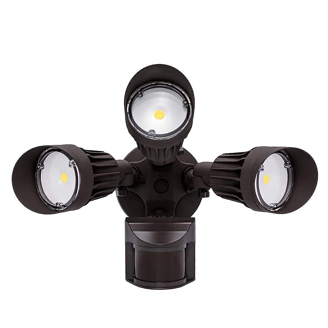 JJC LED 2-Pack Safety Lights - 20W 2000LM & 30W 3000LM 3000K IP65 Waterproof Motion Sensor Flood Lights for Outdoor Security Lighting - Perfect for Driveway, Garage, Backyard, and Garden Illumination