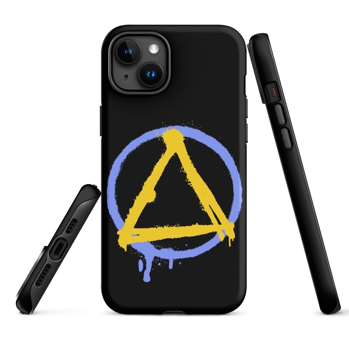 Sober Symbol Durable Shockproof iPhone Case - Protective Cover for iPhone 14/13/12/11 Pro Max XR XS - Slim Fit Anti-Scratch Phone Case for Everyday Use & Outdoor Activities