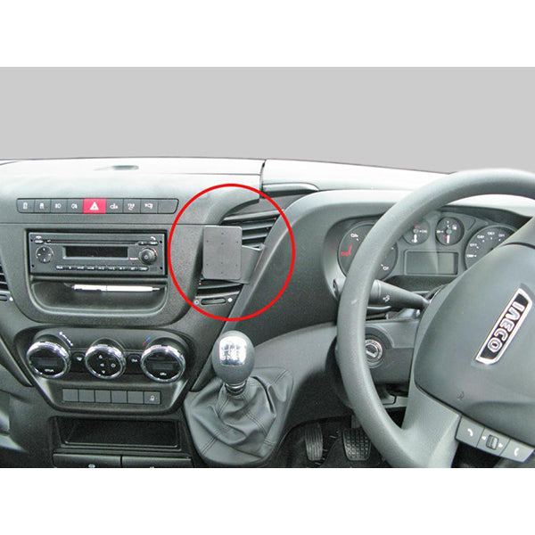 ClicOn No Holes Dashboard Mount for Iveco Daily (2015-2024) - Secure Phone Holder for Truck Drivers, Perfect for GPS Navigation & Hands-Free Calling