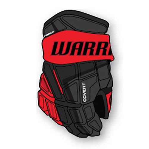 Warrior Covert Krypto Pro 2022 Senior Ice Hockey Gloves - Protective Hockey Gear for Men & Women - Perfect for Ice Rink Games, Training & Competitive Play