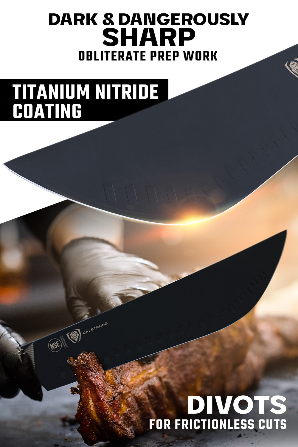 Premium Bull Nose Butcher Knife 10